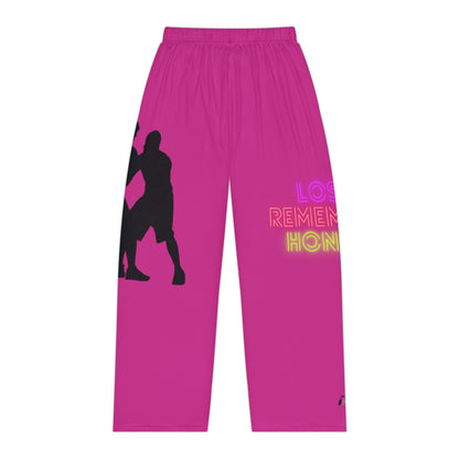 Women's Pajama Pants: Basketball Pink