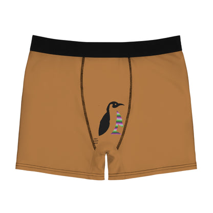 Men's Boxer Briefs Football Lite Brown