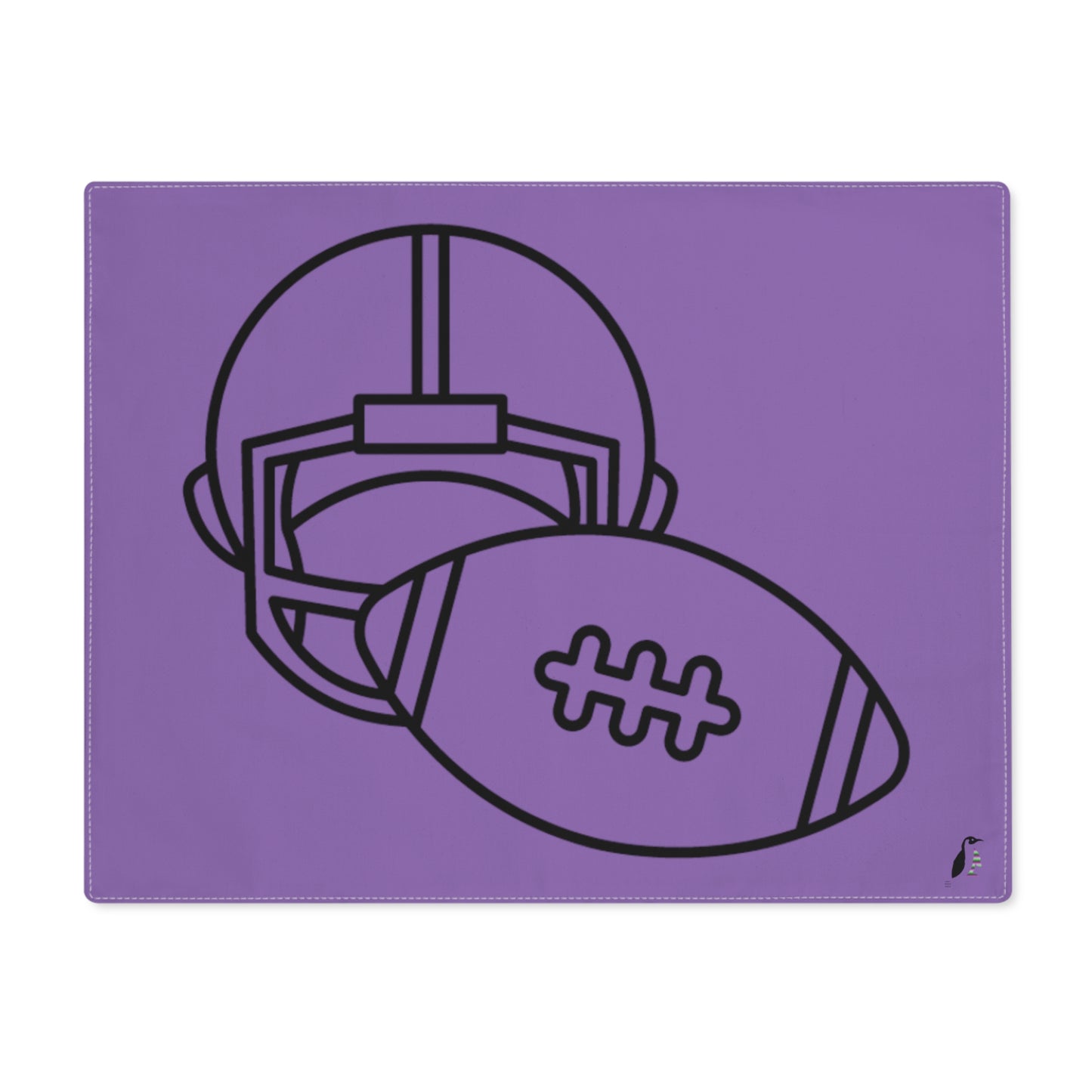 Placemat, 1pc: Football Lite Purple