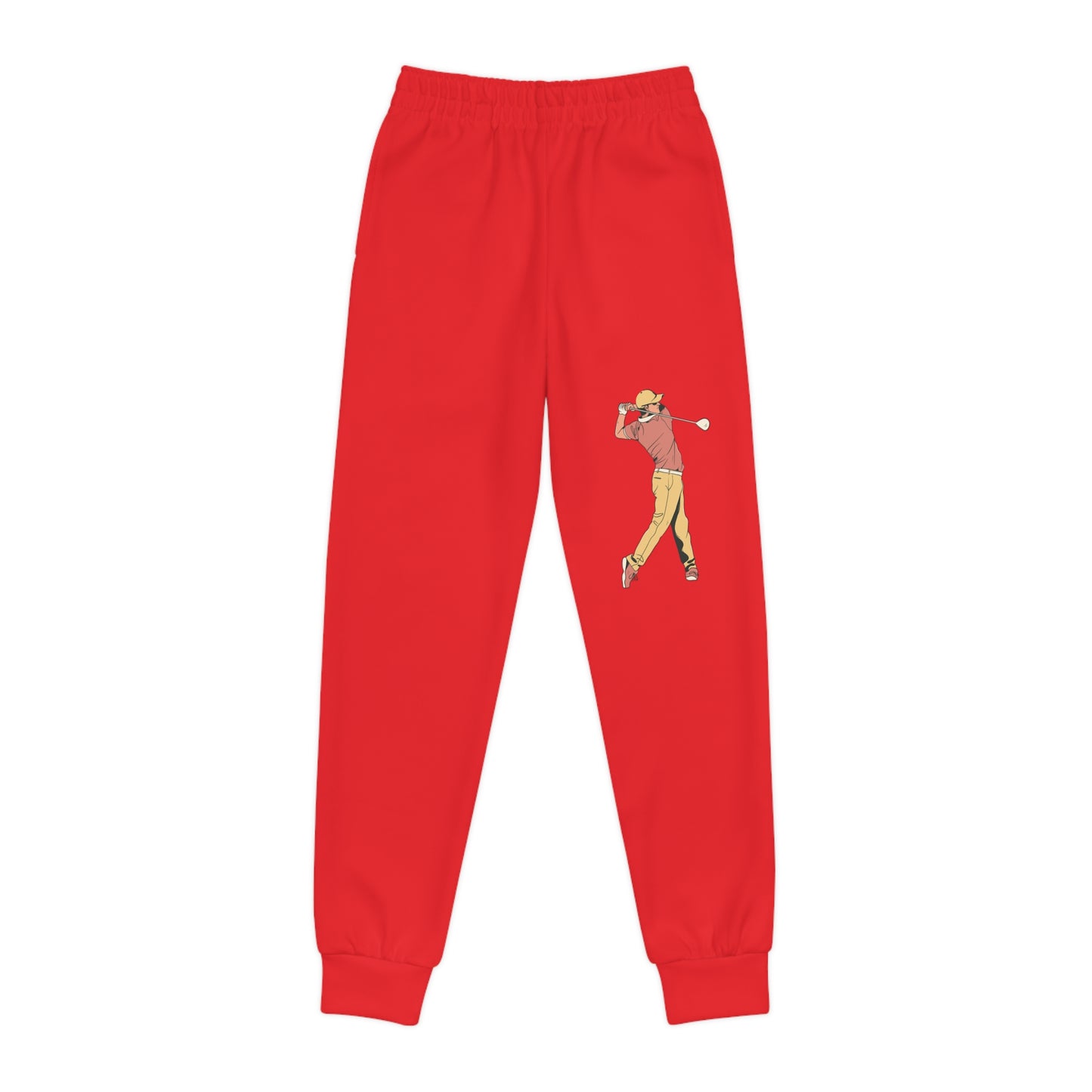 Youth Joggers: Golf Red