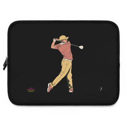 Laptop Sleeve: Golf Black