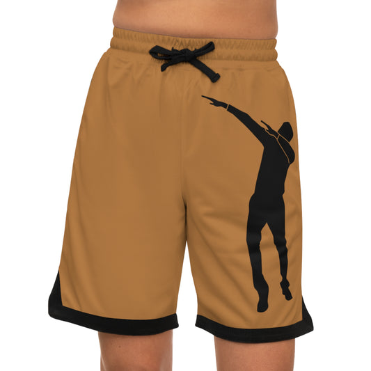 Basketball Rib Shorts: Dance Lite Brown