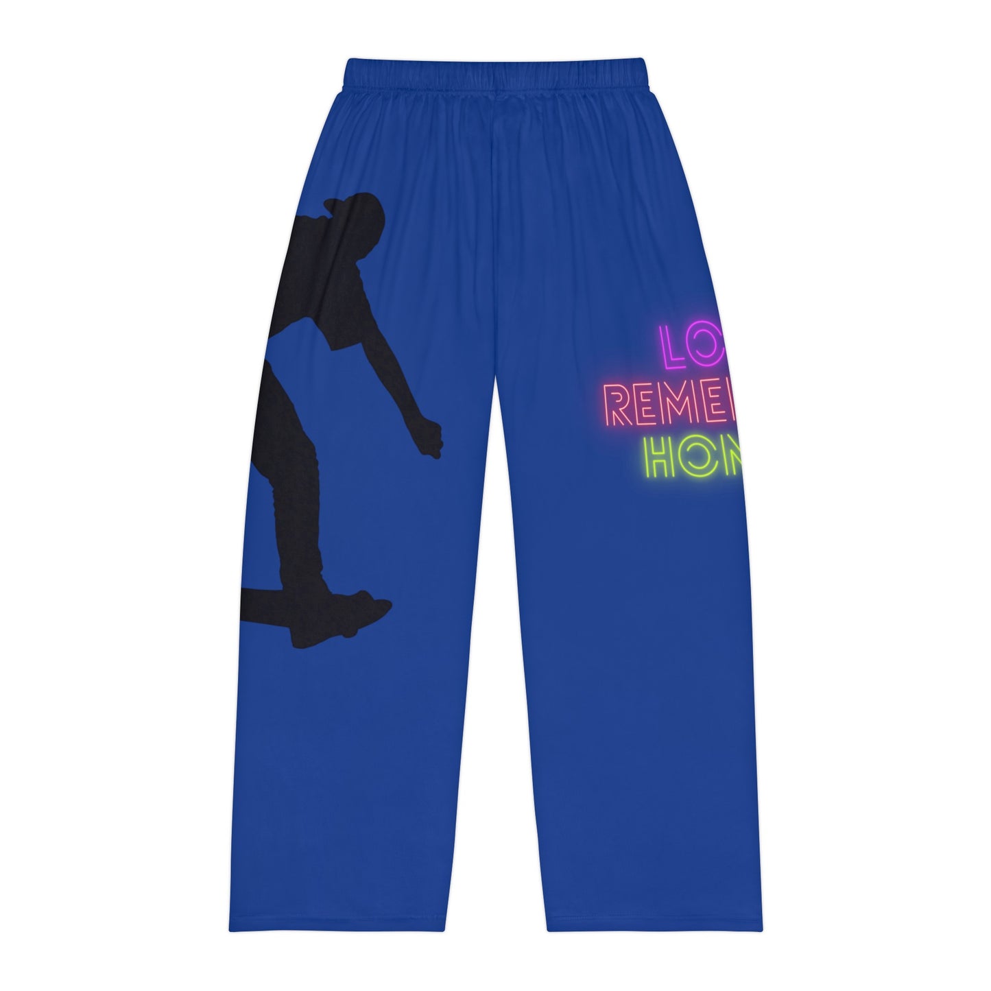 Men's Pajama Pants: Skateboarding Dark Blue