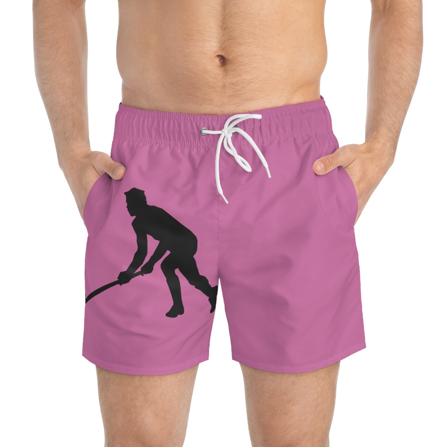 Swim Trunks: Hockey Lite Pink