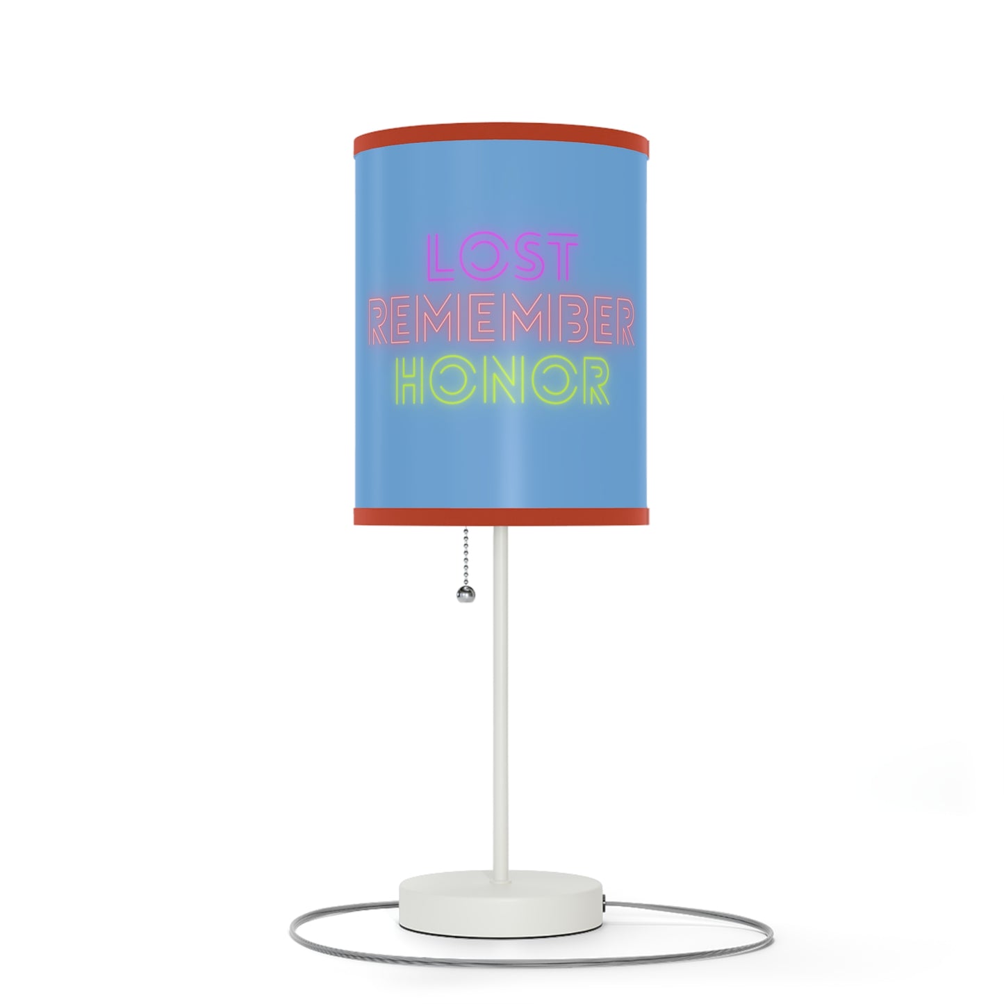 Lamp on a Stand, US|CA plug: Weightlifting Lite Blue