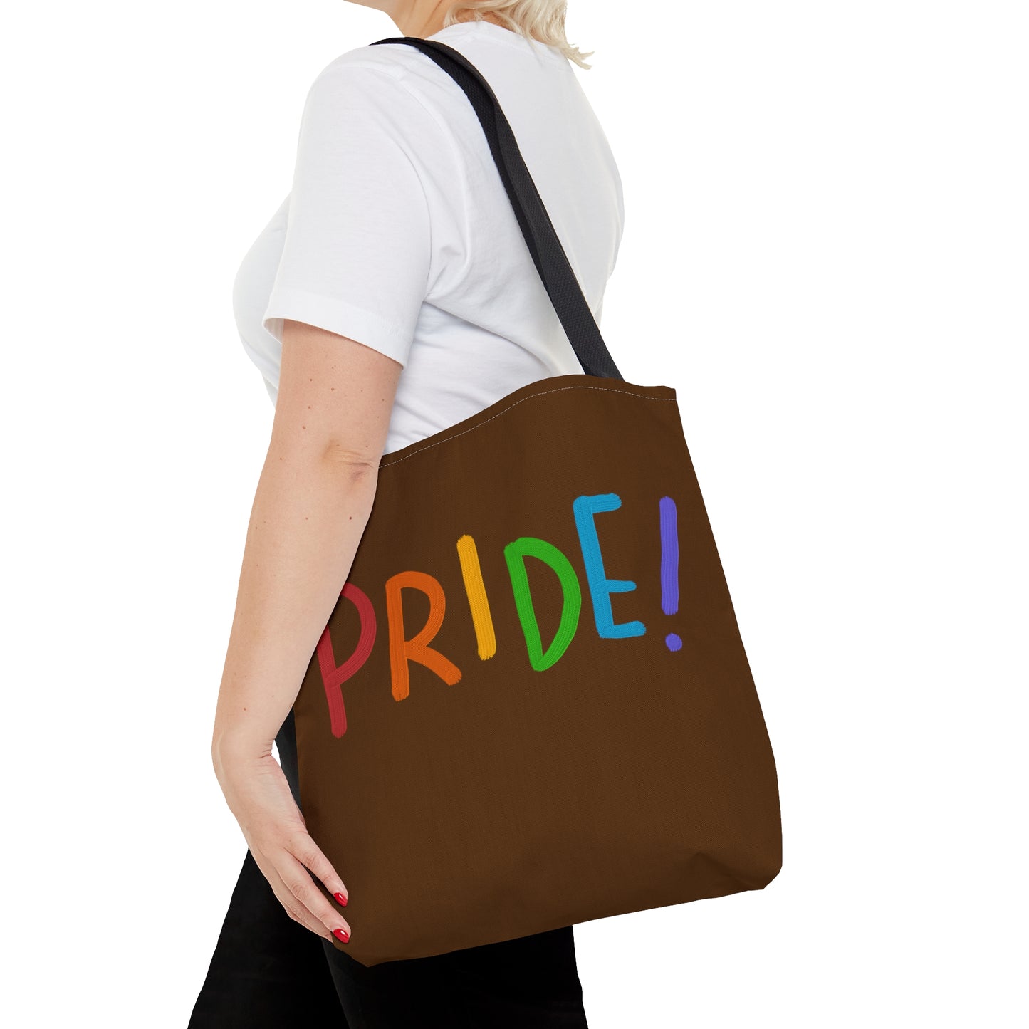 Tote Bag: LGBTQ Pride Brown