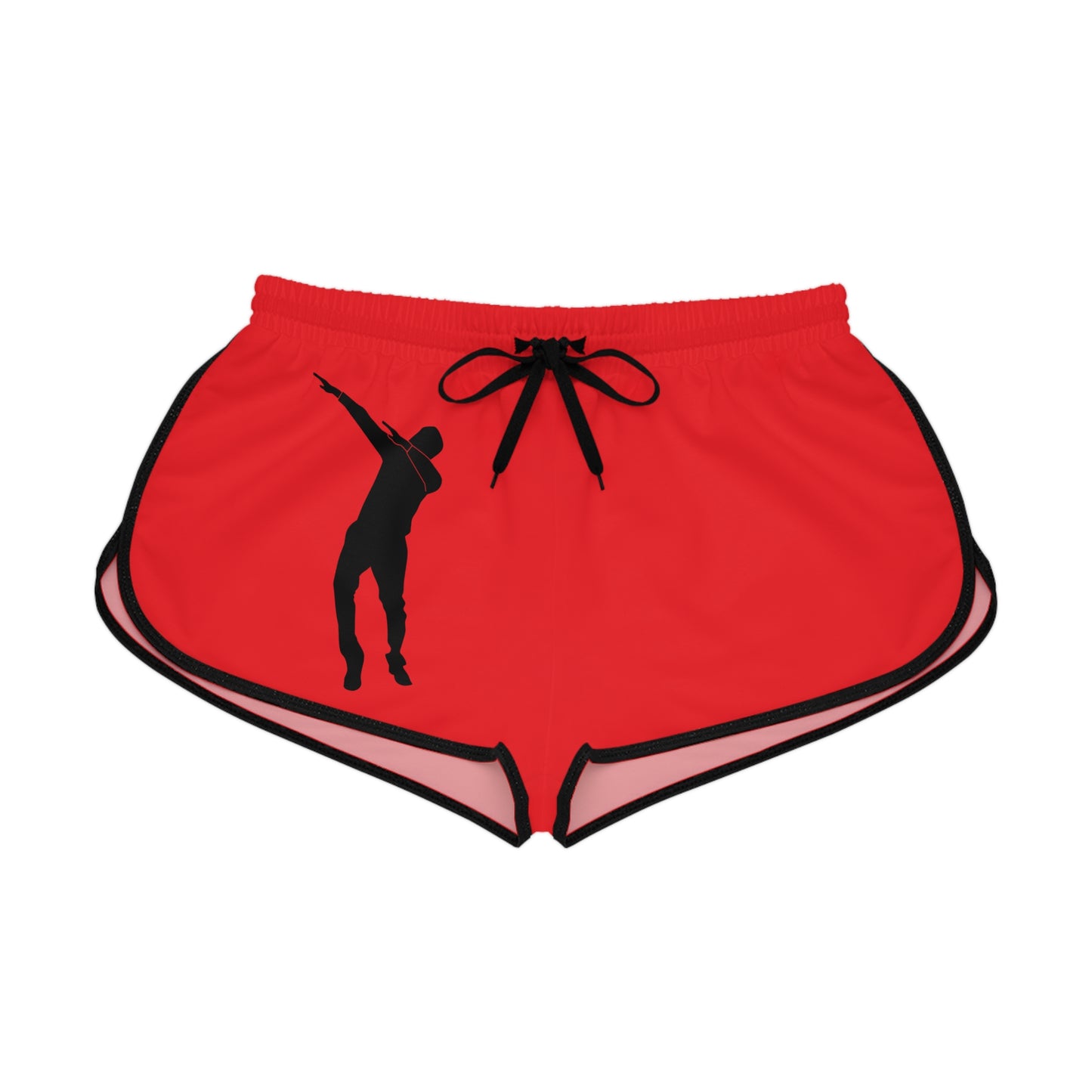 Women's Relaxed Shorts: Dance Red