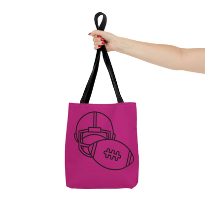 Tote Bag: Football Pink