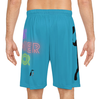 Basketball Shorts: Tennis Turquoise