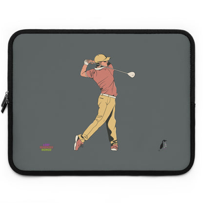 Laptop Sleeve: Golf Dark Grey