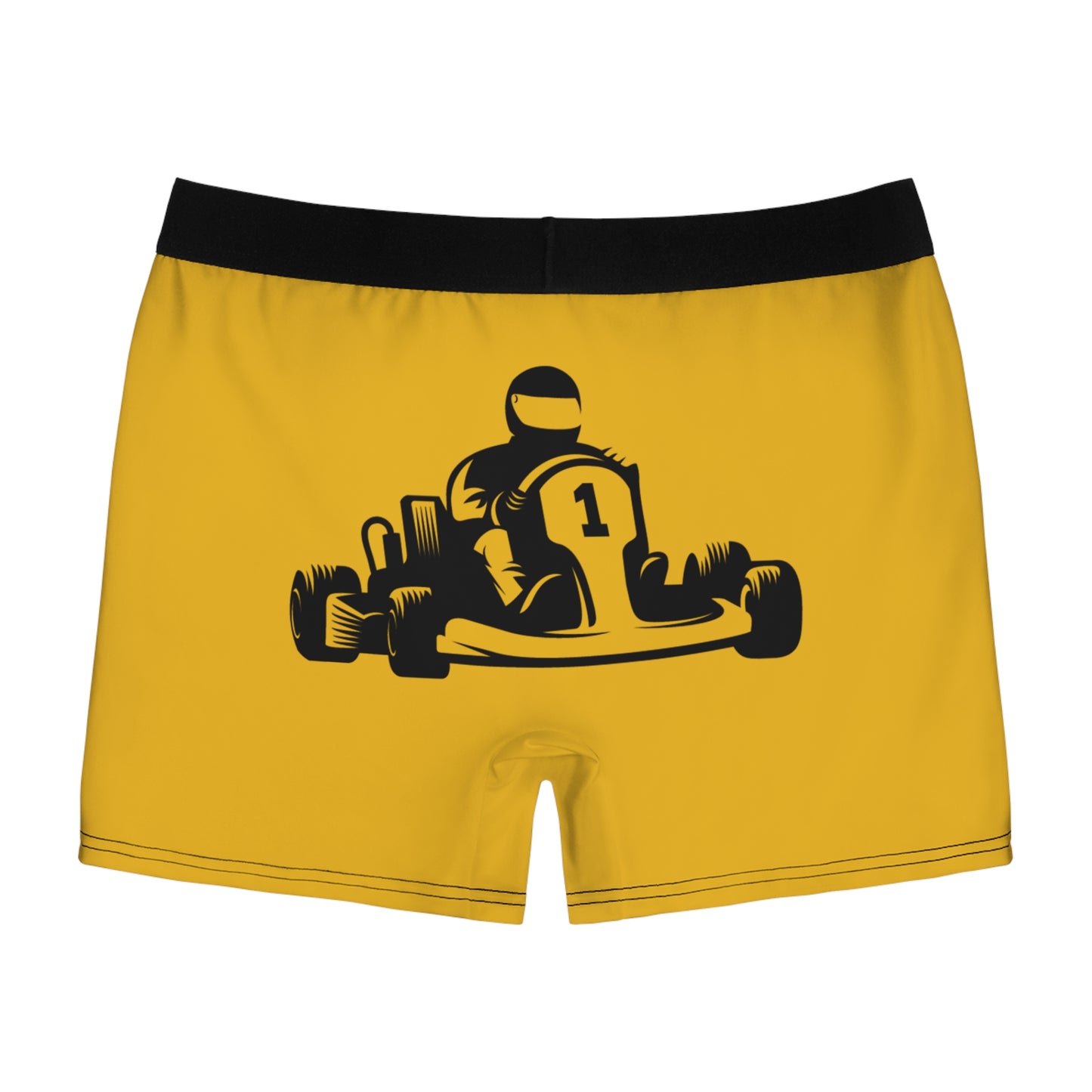 Men's Boxer Briefs: Racing Yellow