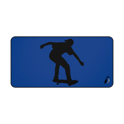 Desk Mat: Skateboarding Dark Blue