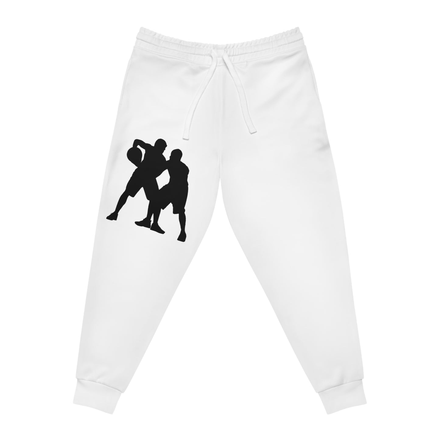 Athletic Joggers: Basketball White