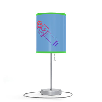 Lamp on a Stand, US|CA plug: Music Lite Blue