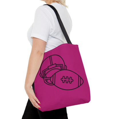 Tote Bag: Football Pink