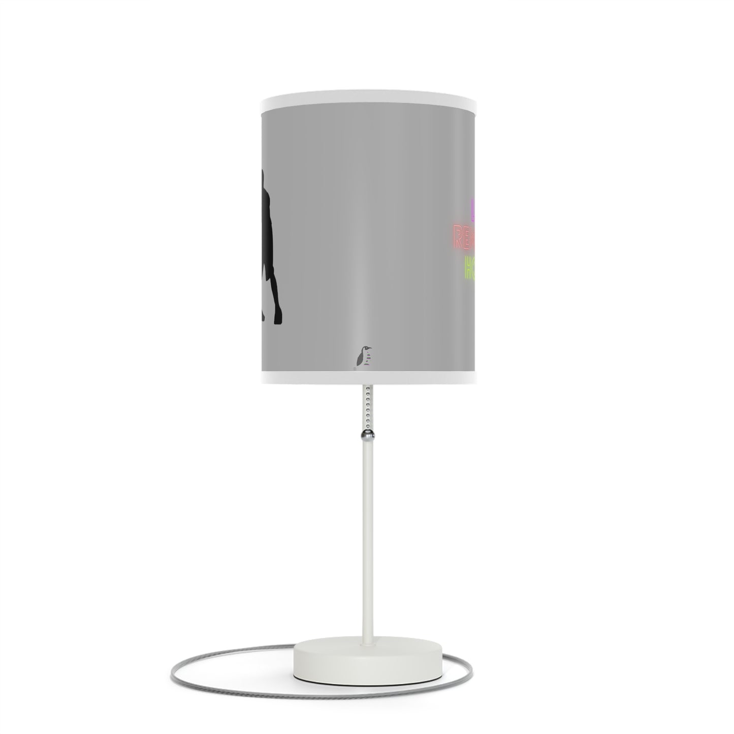 Lamp on a Stand, US|CA plug: Basketball Lite Grey 