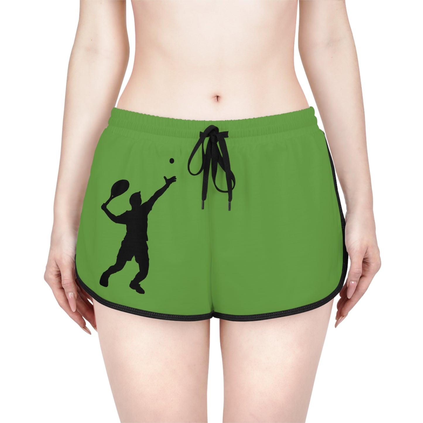 Women's Relaxed Shorts: Tennis Green