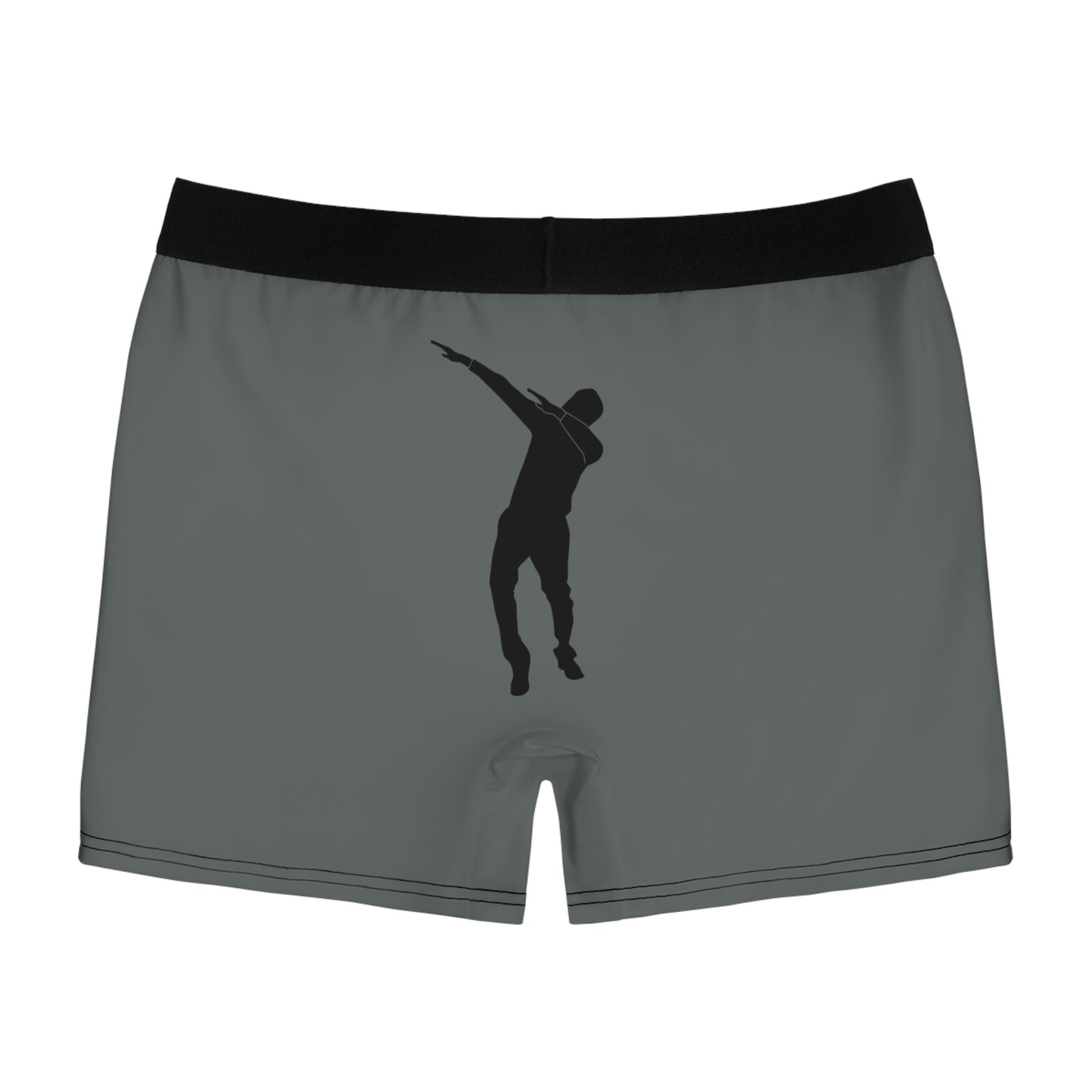 Men's Boxer Briefs: Dance Dark Grey