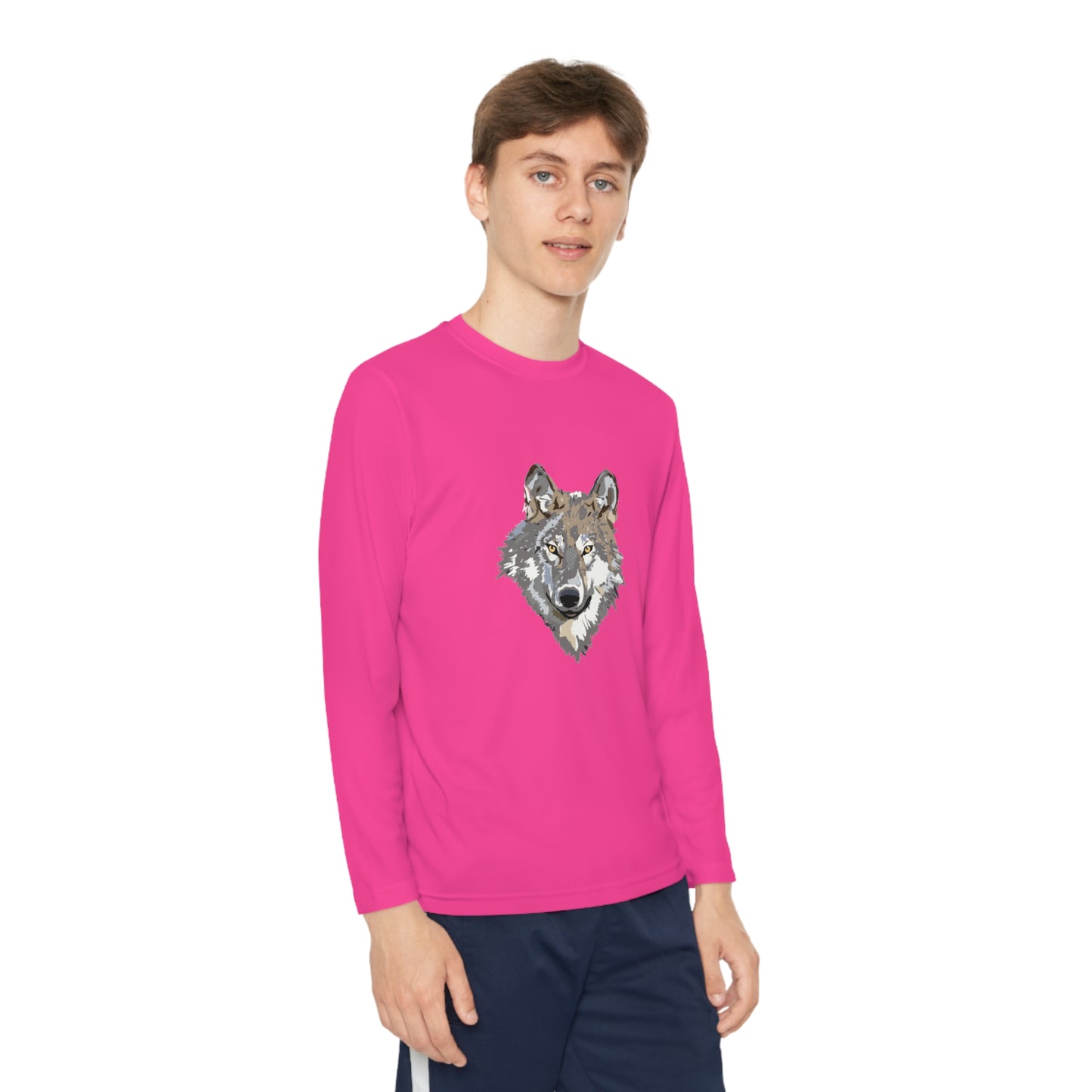 Youth Long Sleeve Competitor Tee: Wolves