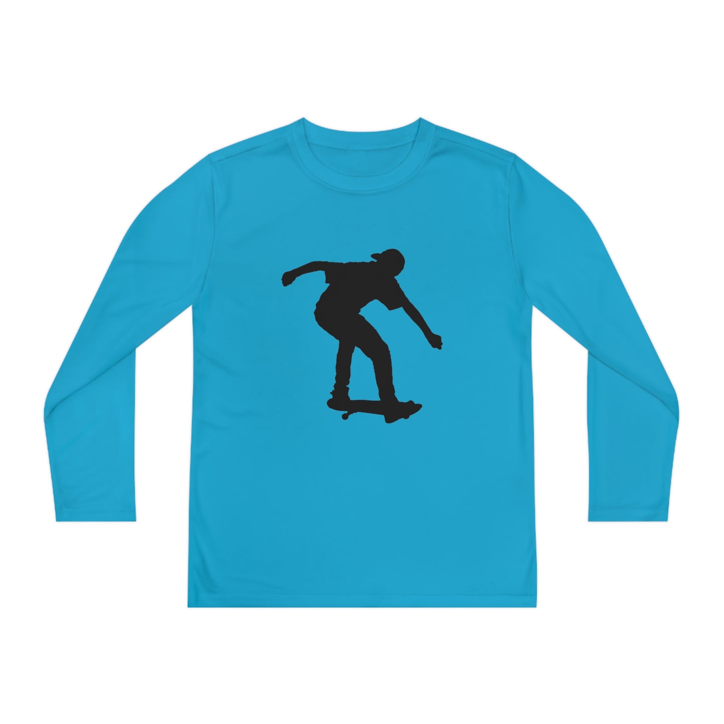 Youth Long Sleeve Competitor Tee: Skateboarding 