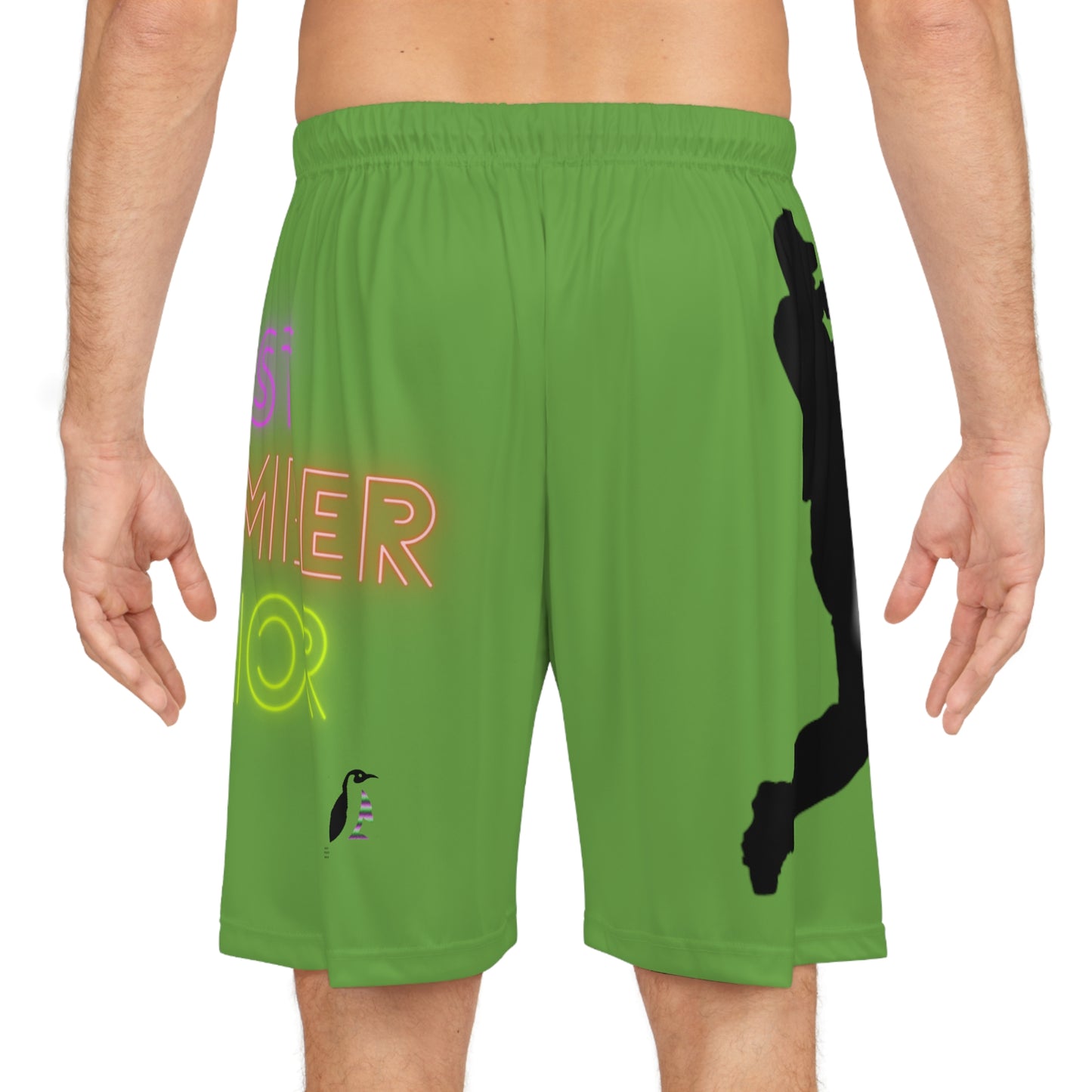 Basketball Shorts: Baseball Green