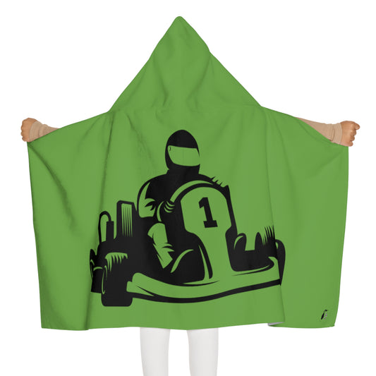 Youth Hooded Towel: Racing Green