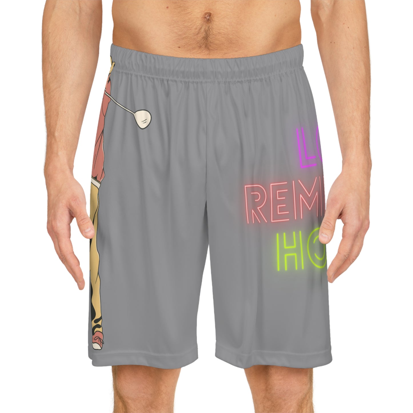 Basketball Shorts: Golf Grey