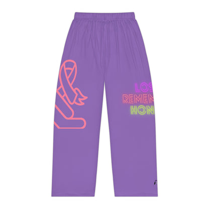 Women's Pajama Pants: Fight Cancer Lite Purple