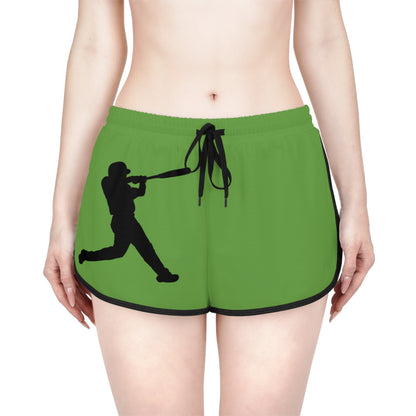 Women's Relaxed Shorts: Baseball Green