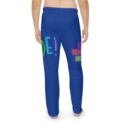 Men's Pajama Pants: LGBTQ Pride Dark Blue