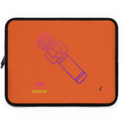 Laptop Sleeve: Music Orange