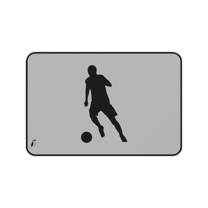 Desk Mat: Soccer Lite Grey