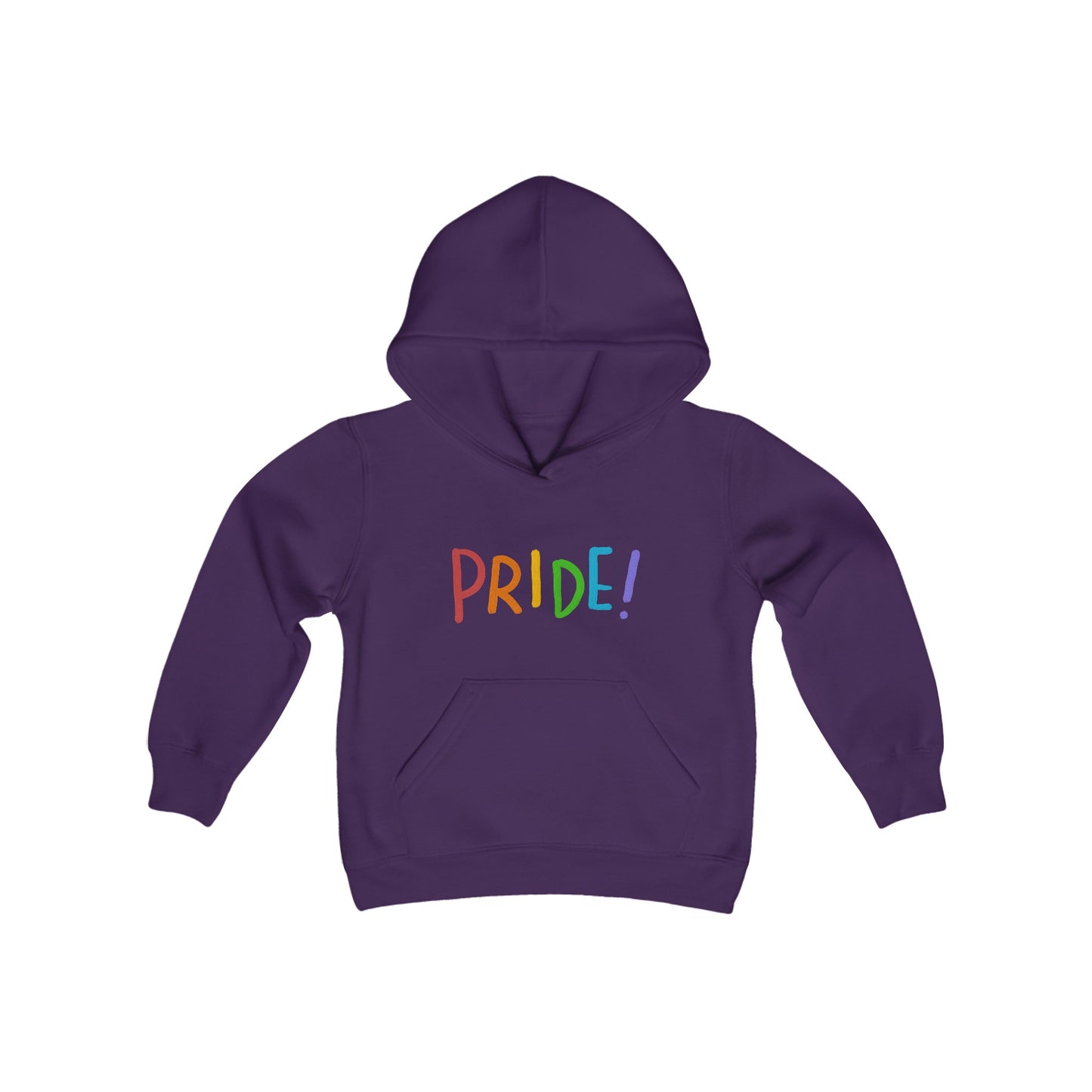 Youth Heavy Blend Hooded Sweatshirt: LGBTQ Pride 