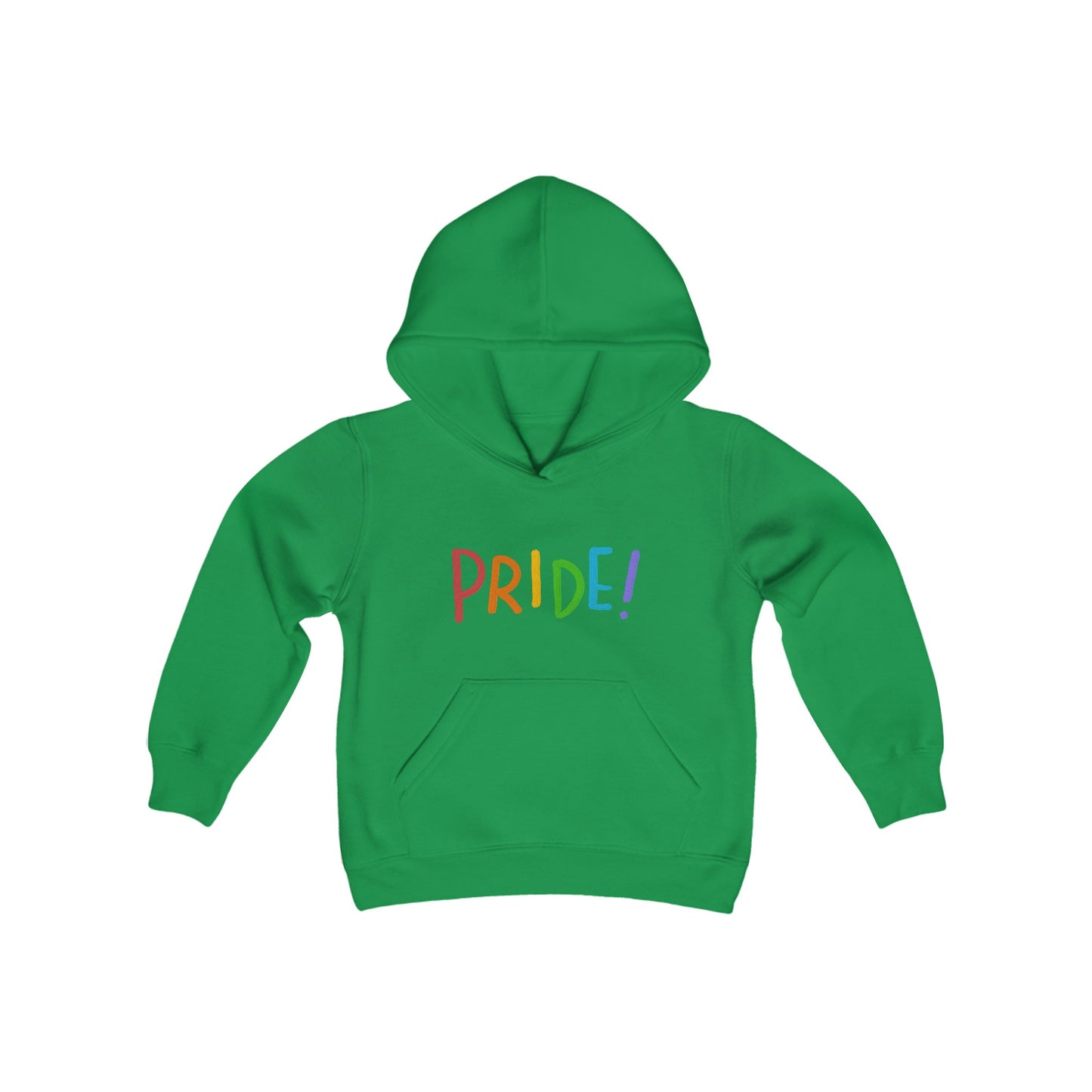 Youth Heavy Blend Hooded Sweatshirt: LGBTQ Pride