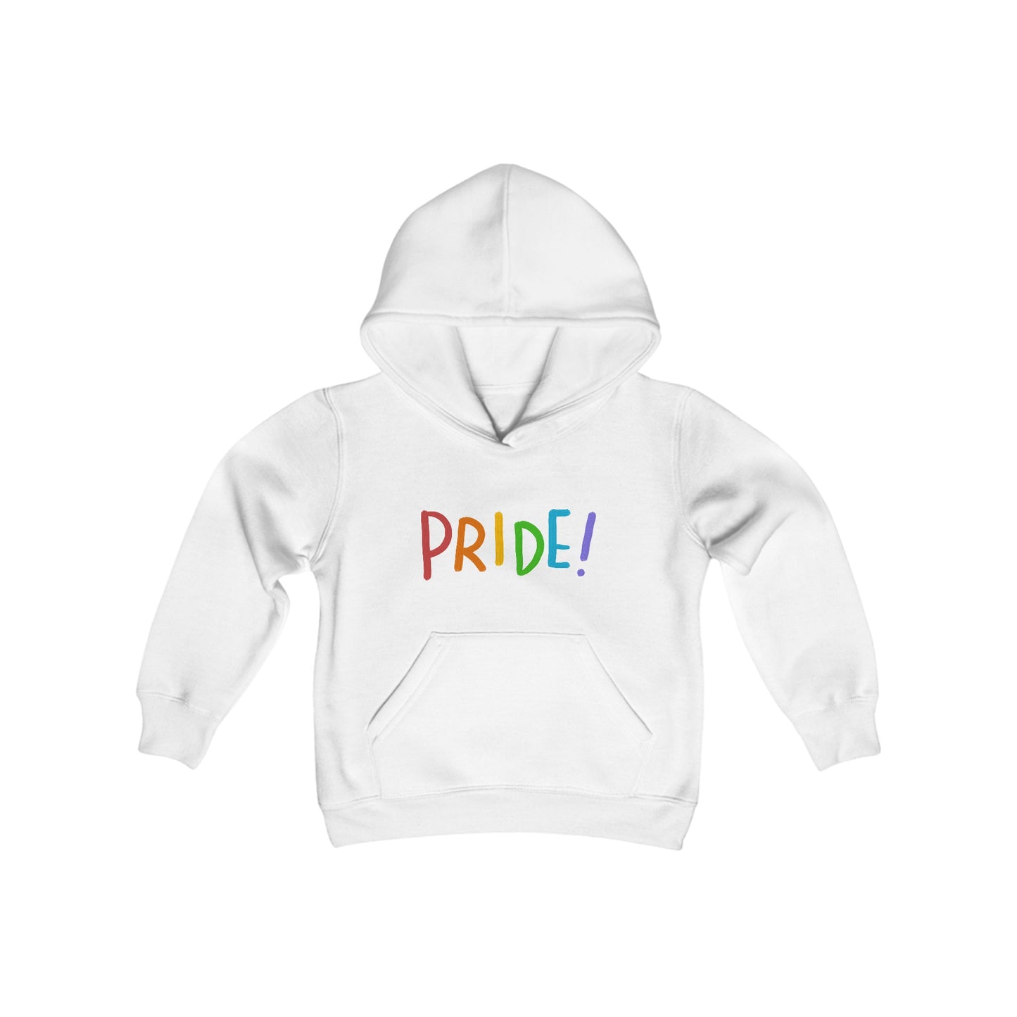 Youth Heavy Blend Hooded Sweatshirt: LGBTQ Pride 