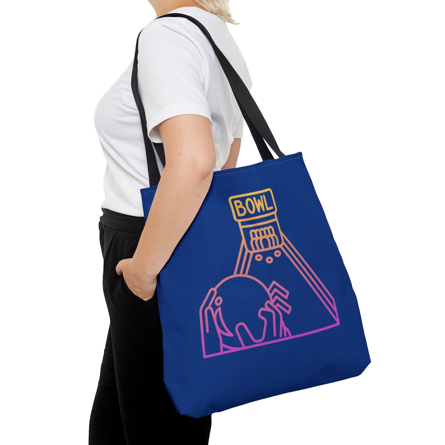 Tote Bag: Bowling Dark Blue