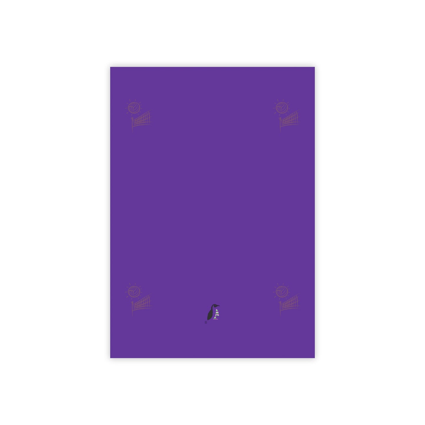 Post-it® Note Pads: Volleyball Purple