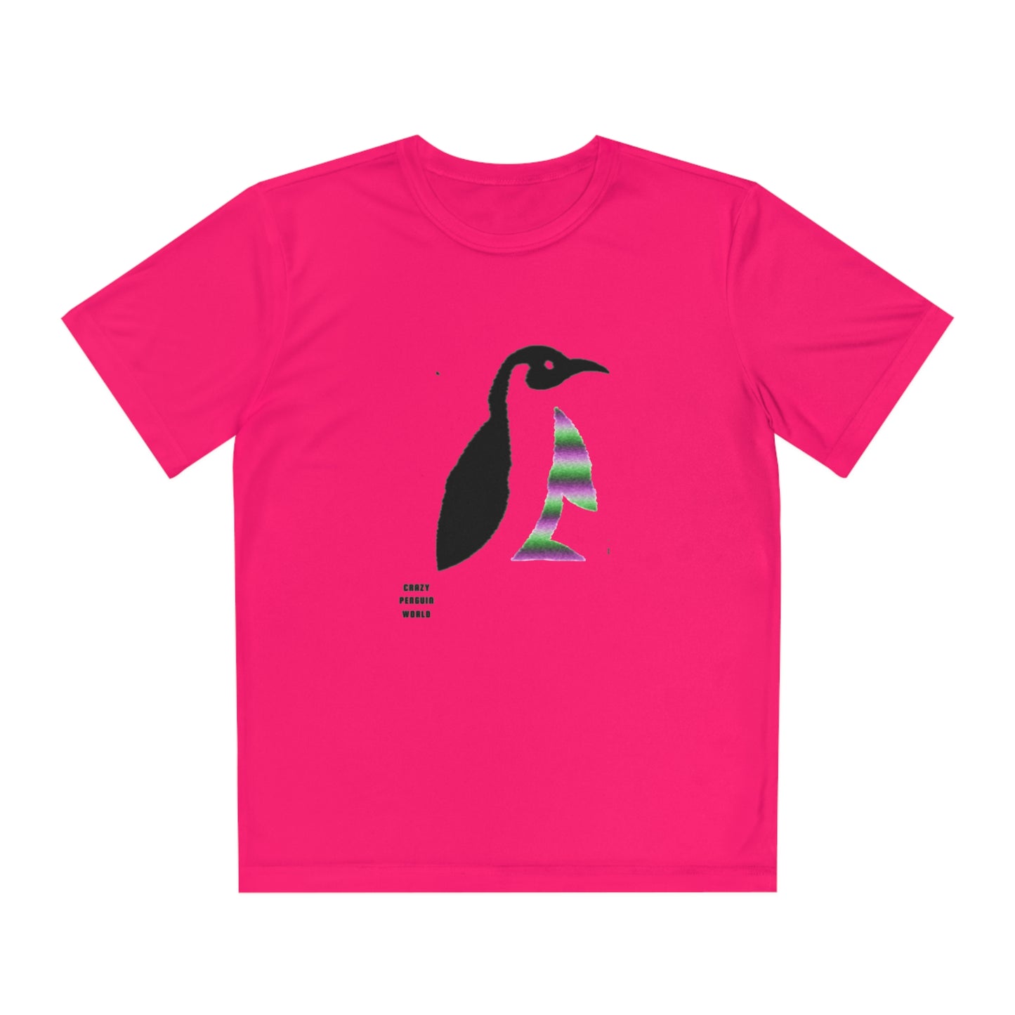 Youth Competitor Tee #2: Crazy Penguin World Logo