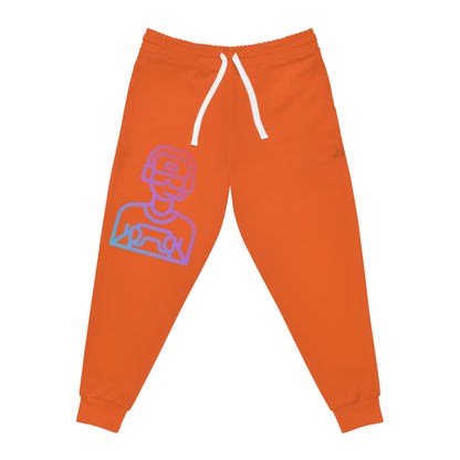 Athletic Joggers: Gaming Orange