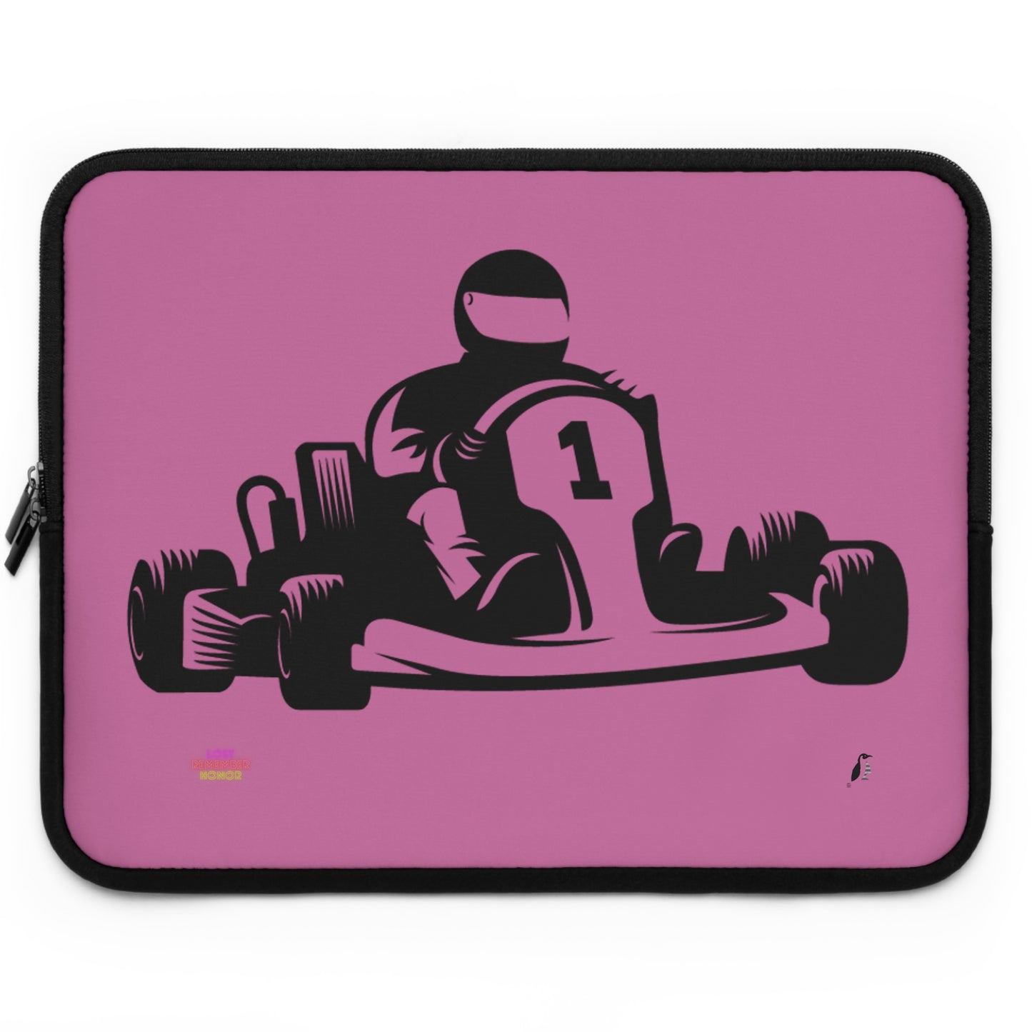 Laptop Sleeve: Racing Lite Pink