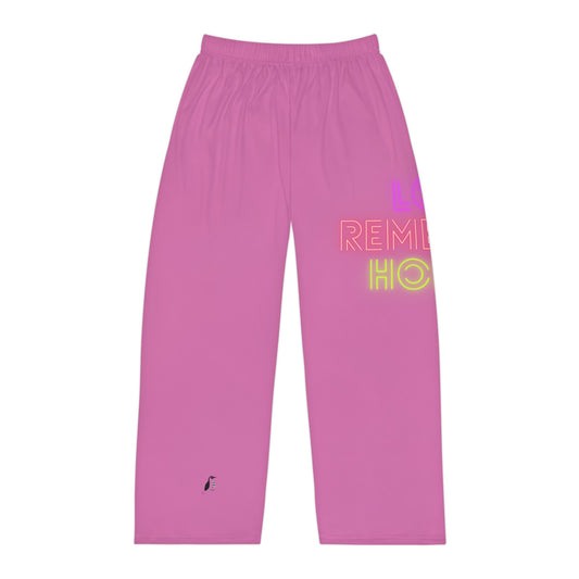 Men's Pajama Pants: Lost Remember Honor Lite Pink