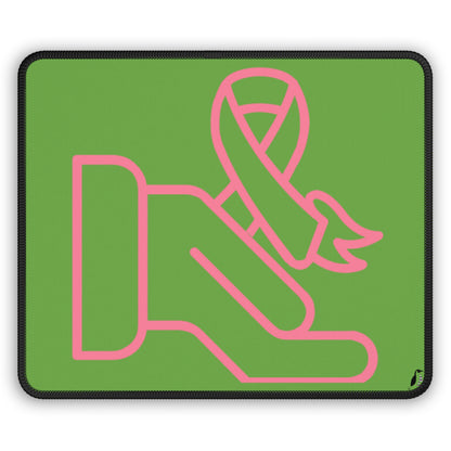 Gaming Mouse Pad: Fight Cancer Green