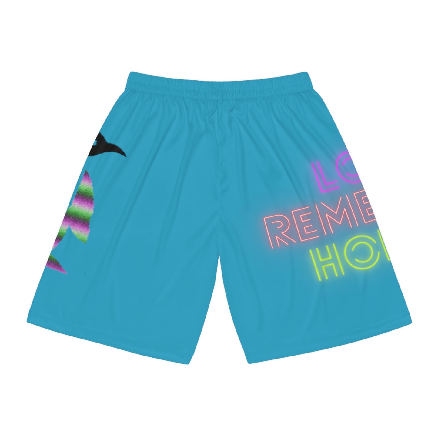 Basketball Shorts: Lost Remember Honor Turquoise