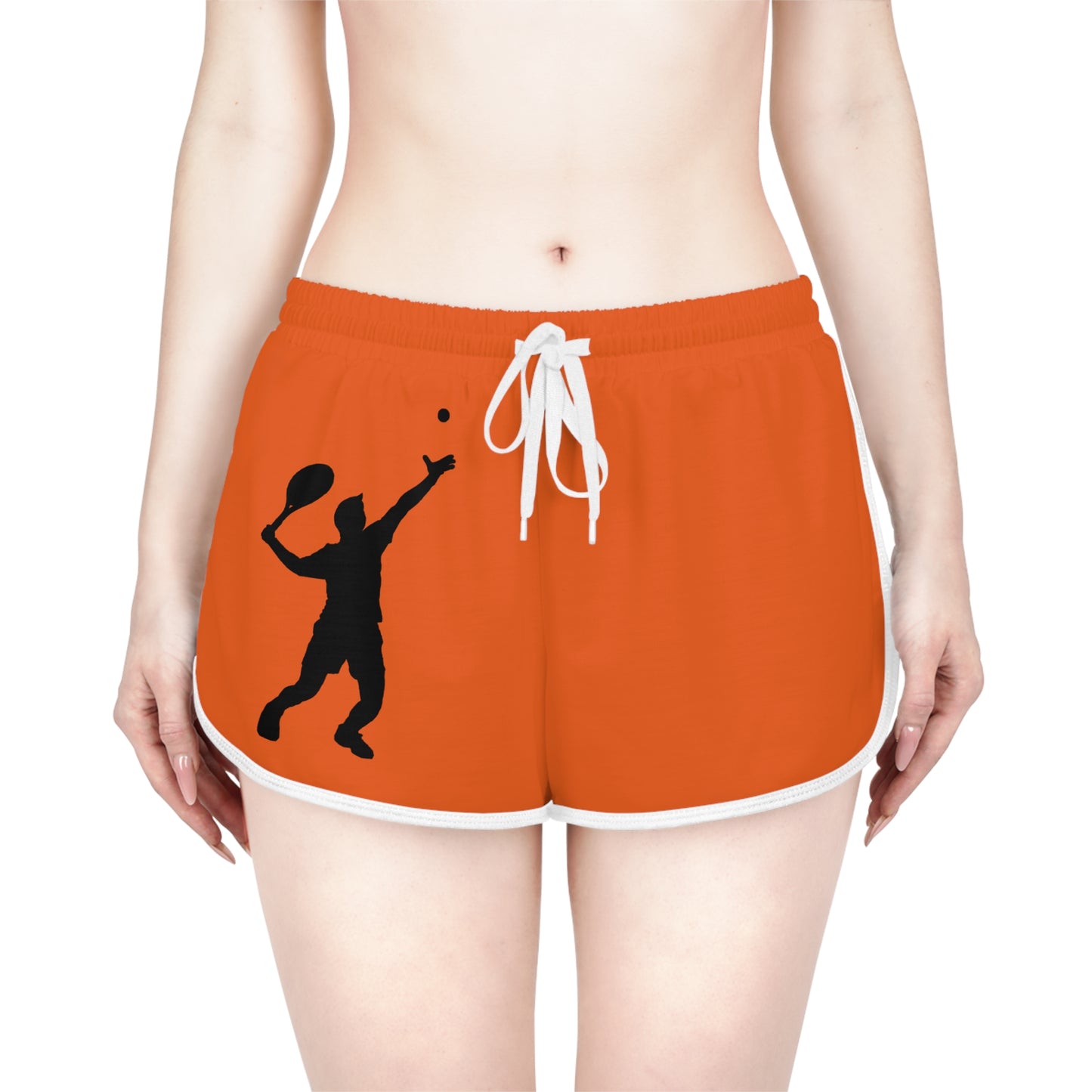 Women's Relaxed Shorts: Tennis Orange