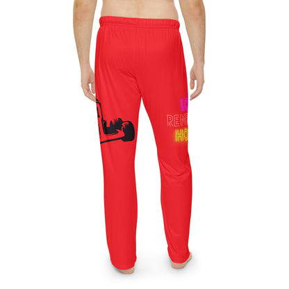 Men's Pajama Pants: Racing Red