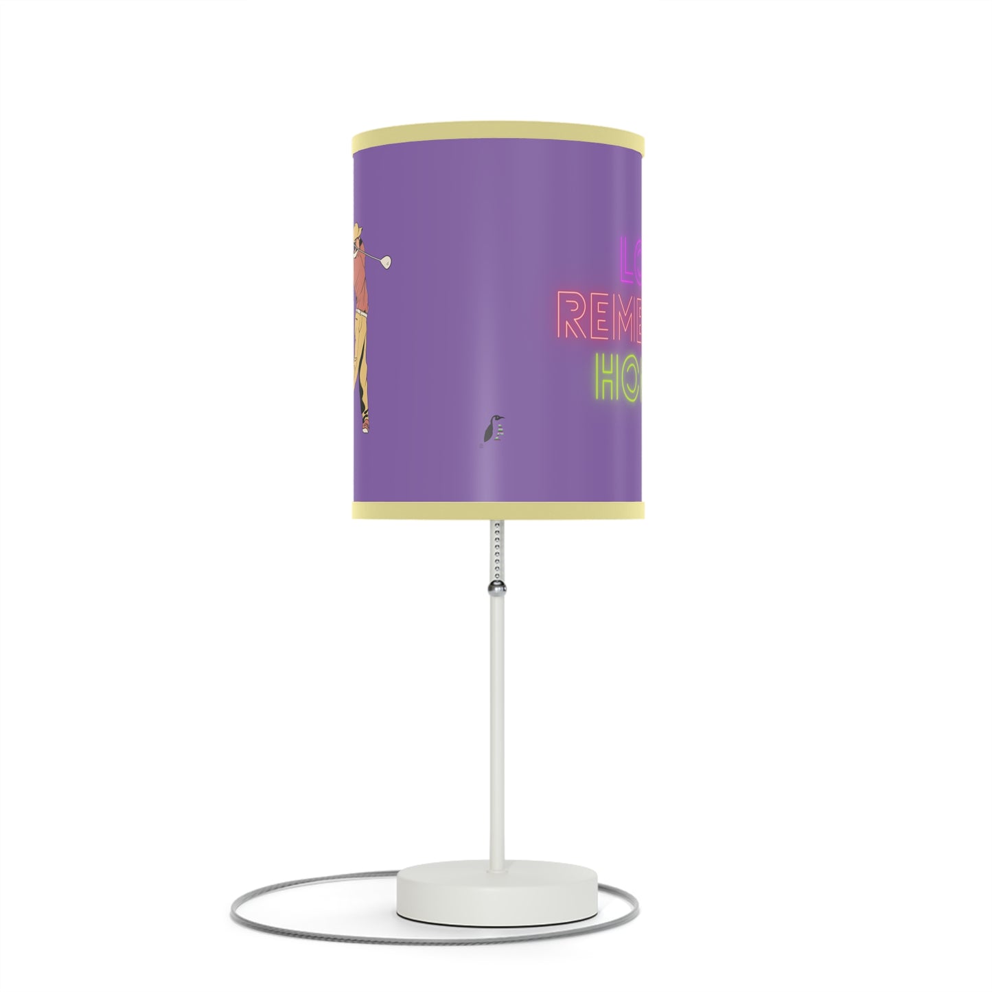 Lamp on a Stand, US|CA plug: Golf Lite Purple