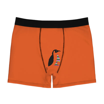 Men's Boxer Briefs Football Orange