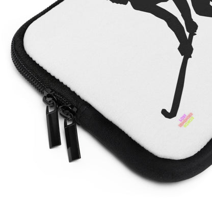 Laptop Sleeve: Hockey White