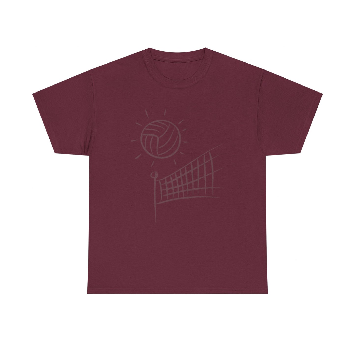 Heavy Cotton Tee: Volleyball #1