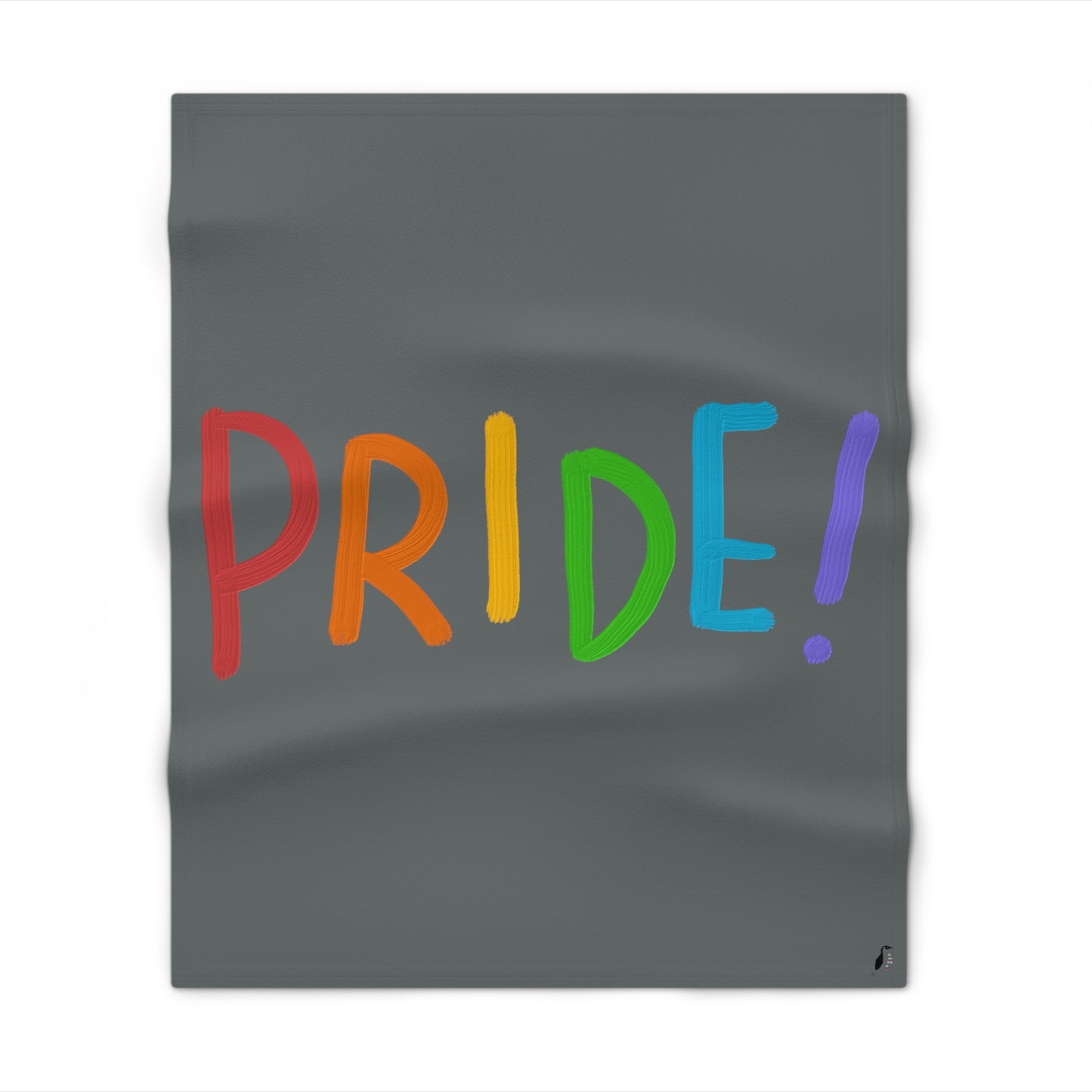 Throw Blanket: LGBTQ Pride Dark Grey